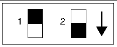 Blow-up image of switch SW0501 for operation in HA chassis.