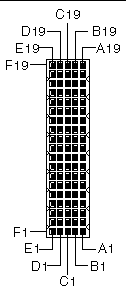 This is a drawing of the J3 connector with pin locations.