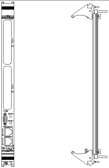 The illustration shows the Netra CP2160 board front panel.