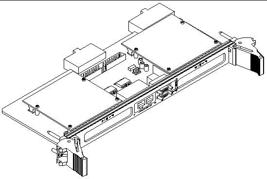 Figure showing two installed PIM cards.