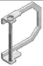 Illustration showing the AC cord lock.