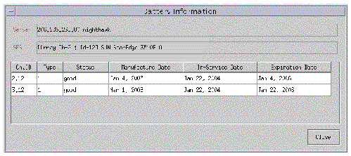 Screen capture of Battery Information showing battery status.