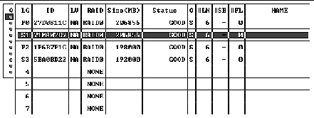 Screen capture shows the logical drive selected.