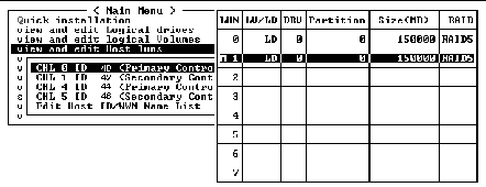 Screen capture shows a masked filtered LUN displayed and marked with an "M."