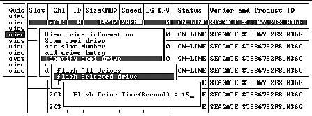 Screen capture shows the "Flash Drive Time<Second>: 15" displayed.