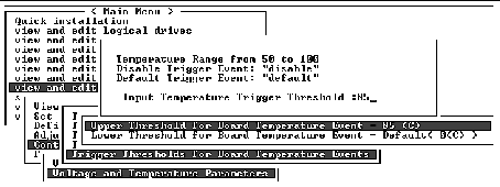 Screen capture shows threshold range, triggering events, and "Input Voltage Trigger Threshold: 85." 