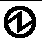 This illustration shows the Activity LED icon.