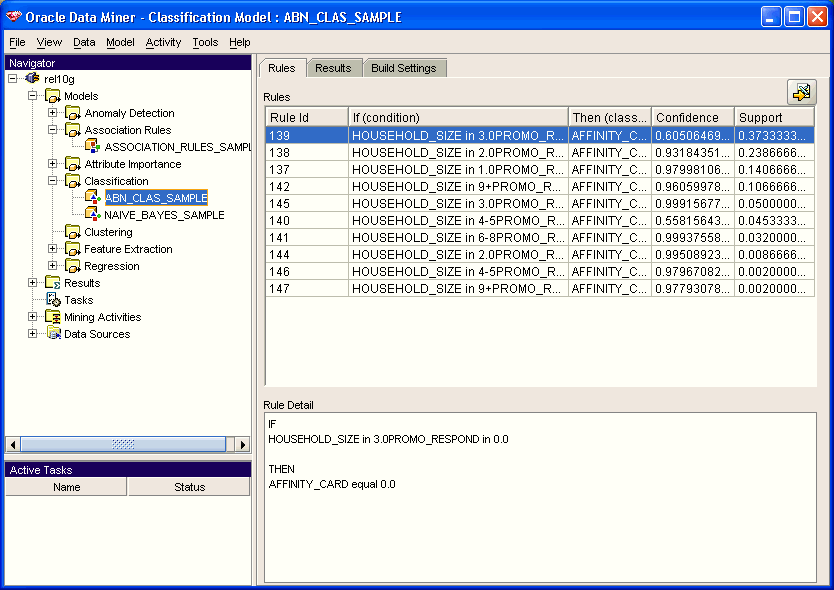 Oracle Data Miner