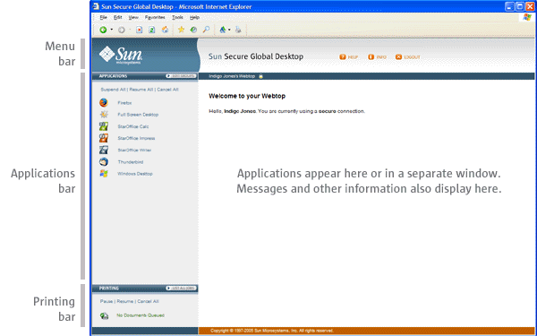 An example webtop